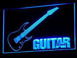 Guitar LED Neon Sign Electrical - Blue - TheLedHeroes