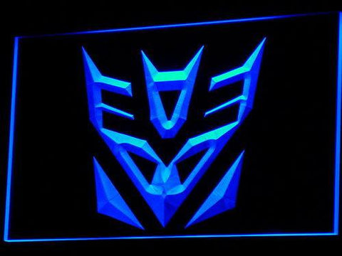 Transformers Robot LED Neon Sign USB - Blue - TheLedHeroes
