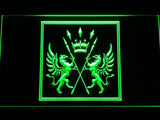 Final Fantasy XI San d'Oria LED Neon Sign USB - Green - TheLedHeroes