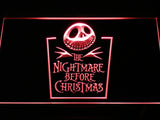 Nightmare before Christmas LED Sign - Red - TheLedHeroes