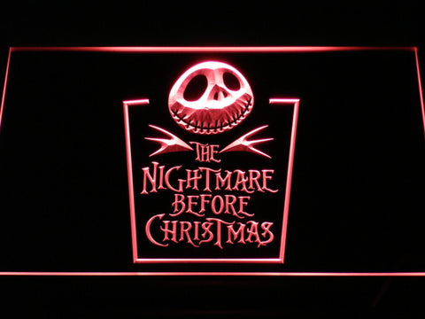 Nightmare before Christmas LED Sign - Red - TheLedHeroes