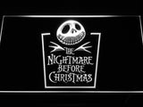 Nightmare before Christmas LED Sign - White - TheLedHeroes