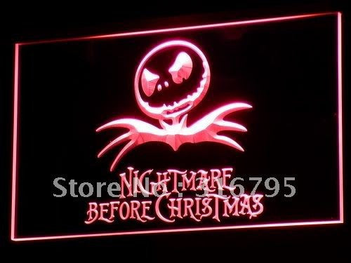 Nightmare Before Christmas NBC LED Sign -  - TheLedHeroes