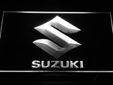 Suzuki Car LED Neon Sign USB - White - TheLedHeroes