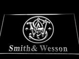 Smith Wesson Gun Firearms LED Neon Sign USB - White - TheLedHeroes