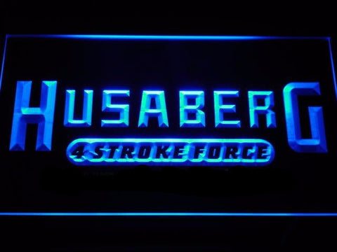 Husaberg Motorcycle Bike LED Sign - Blue - TheLedHeroes