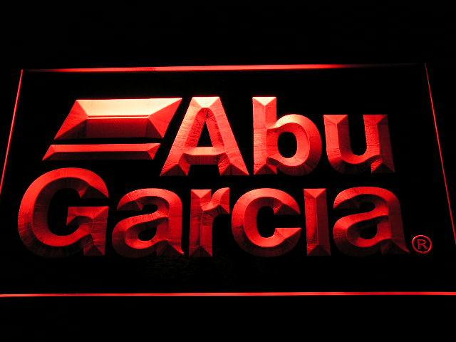 Abu Garcia Fishing LED Neon Sign USB - Red - TheLedHeroes