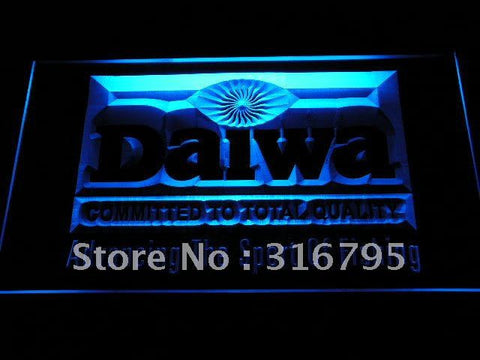 FREE Daiwa Fishing Logo LED Sign - Blue - TheLedHeroes