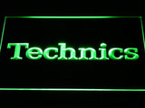 Technics Turntables DJ Music NEW LED Neon Sign USB - Green - TheLedHeroes