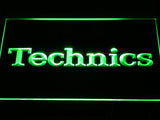Technics Turntables DJ Music NEW LED Sign - Green - TheLedHeroes