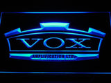 VOX Amplifier Guitar Bass Band LED Neon Sign USB - Blue - TheLedHeroes