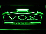 VOX Amplifier Guitar Bass Band LED Neon Sign Electrical - Green - TheLedHeroes