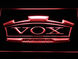 VOX Amplifier Guitar Bass Band LED Neon Sign USB - Red - TheLedHeroes