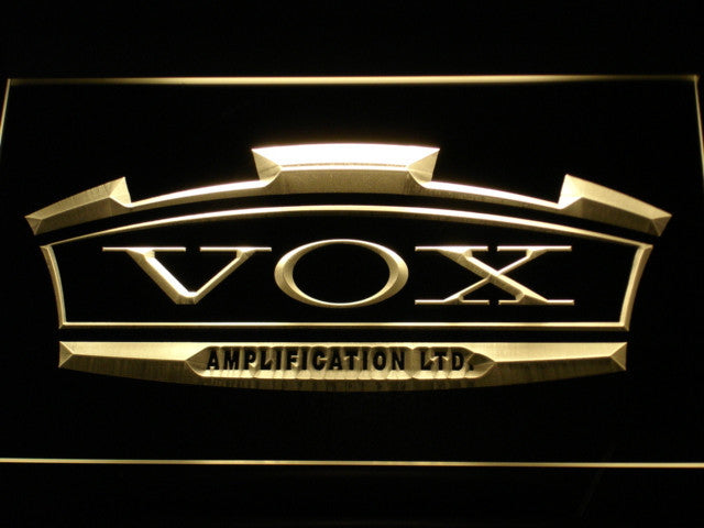 FREE VOX Amplifier Guitar Bass Band LED Sign - Multicolor - TheLedHeroes