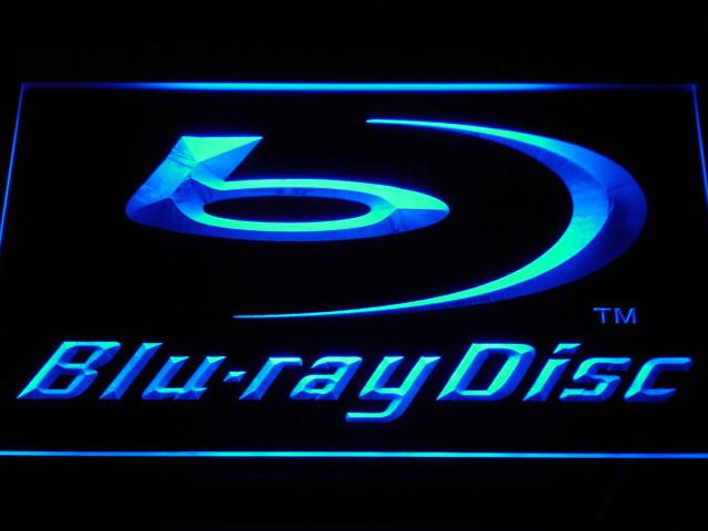 Blu-ray Disc Logo Display LED Neon Sign Electrical - Blue - TheLedHeroes
