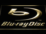 Blu-ray Disc Logo Display LED Neon Sign USB - Yellow - TheLedHeroes