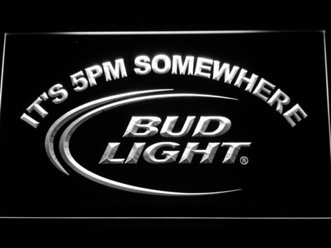 Bud Light It's 5 pm Somewhere Bar LED Sign -  - TheLedHeroes