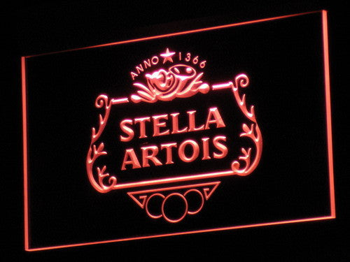 Stella Artois Anno 1366 Bar LED Sign - Red - TheLedHeroes