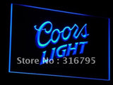 Coors Lite Beer NR Bar Pub Club LED Sign - Blue - TheLedHeroes