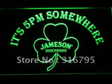 Jameson It's 5 pm Somewhere LED Sign - Green - TheLedHeroes