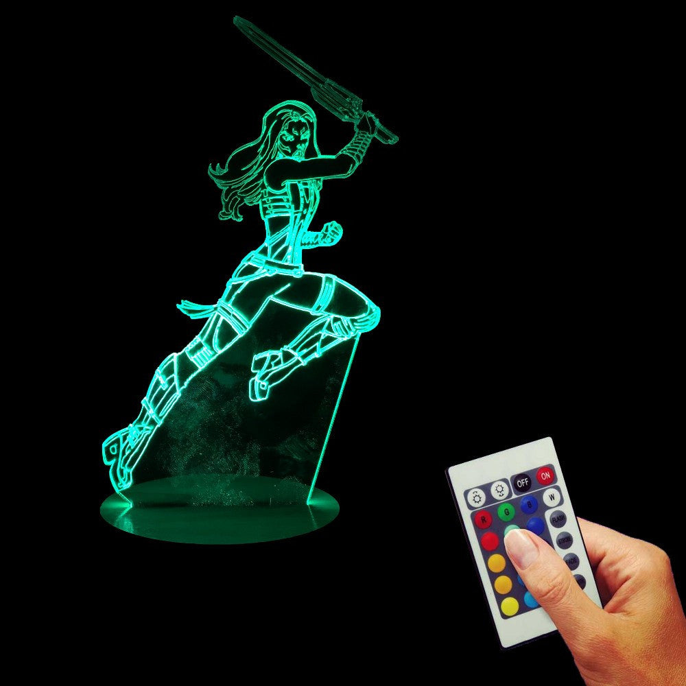 Gamora 3D LED LAMP -  - TheLedHeroes