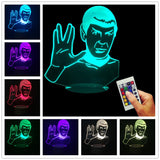 Mr.Spock 3D LED LAMP -  - TheLedHeroes