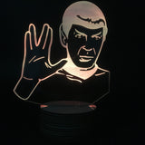 Mr.Spock 3D LED LAMP -  - TheLedHeroes