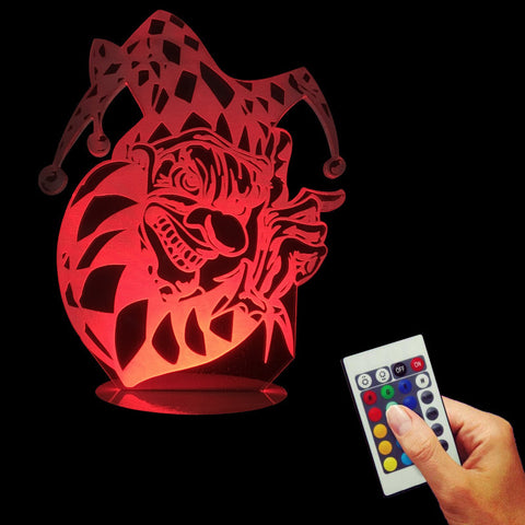 Joker Clown 3D LED LAMP -  - TheLedHeroes