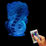 Snake Dragon 3D LED LAMP -  - TheLedHeroes