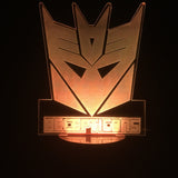 Transformers Logo 3D LED LAMP -  - TheLedHeroes