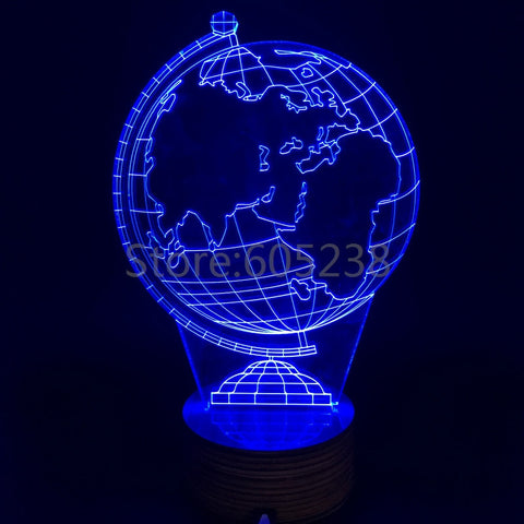 Earth Globe 3D LED LAMP -  - TheLedHeroes