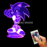 Sonic 3D LED LAMP -  - TheLedHeroes