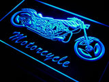 FREE Motorcycle Bike Sales Services LED Sign - Blue - TheLedHeroes