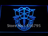 USASFC US Army Special Forces LED Neon Sign USB - Blue - TheLedHeroes