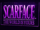 FREE Scarface The World is Yours LED Sign - Purple - TheLedHeroes