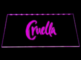 Cruella LED Neon Sign Electrical - Purple - TheLedHeroes