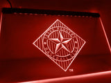 Texas Rangers (7) LED Neon Sign Electrical - Red - TheLedHeroes