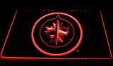 Winnipeg Jets (3) LED Neon Sign Electrical - Red - TheLedHeroes