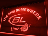 FREE Bud Light Lime It's 5pm Somewhere LED Sign - Red - TheLedHeroes