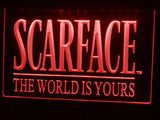 FREE Scarface The World is Yours LED Sign - Red - TheLedHeroes