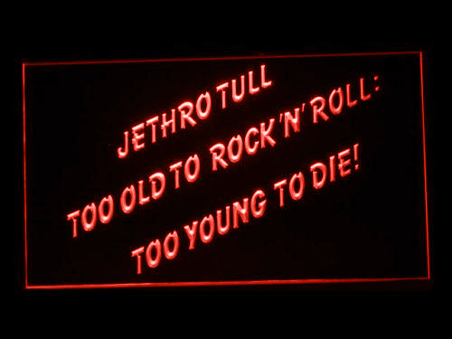 FREE Jethro Tull (2) LED Sign - Red - TheLedHeroes