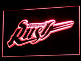 Edmonton Rush LED Sign - Green - TheLedHeroes