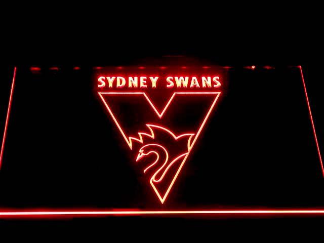 Sydney Swans LED Neon Sign Electrical - Red - TheLedHeroes