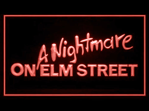 FREE A Nightmare On Elm Street (2) LED Sign - Red - TheLedHeroes