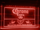 Corona Extra (2) LED Neon Sign USB - Red - TheLedHeroes