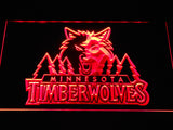 FREE Minnesota Timberwolves 2 LED Sign - Red - TheLedHeroes