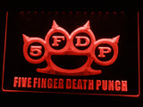 FREE Five Finger Death Punch LED Sign - Red - TheLedHeroes