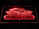 American Muscle Cars LED Sign - Red - TheLedHeroes