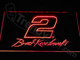 Brad Keselowski 2 LED Neon Sign Electrical - Red - TheLedHeroes
