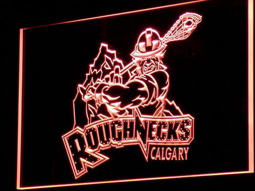 Calgary Roughnecks LED Sign - Red - TheLedHeroes